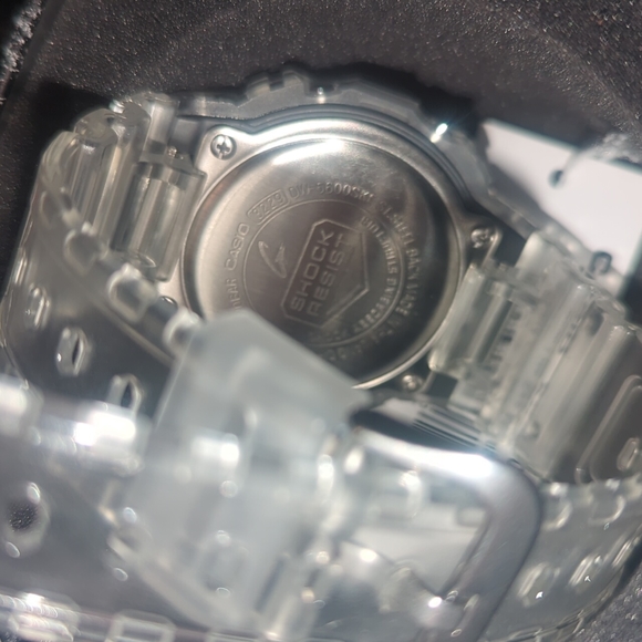 🔥Casio G-SHOCK 5600 WATCH CLEAR BAND NWT 🔥💥 - Picture 4 of 5